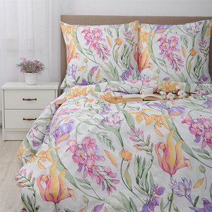 Традиции текстиля КПБ Simple Life 2,0 спальный, бязь, 100 % хлопок, пл. 120 гр./кв.м., Floral(Флорал)