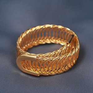 Подхват для штор «Кольцо», 2 ? 23 см, цвет золотой