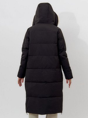 MTFORCE Пальто утепленное женское зимние черного цвета 112227Ch