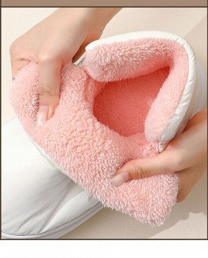 Тапочки домашние женские текстильные в стиле "Сапожки", цвет розовый