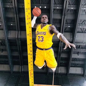 Подвижная фигурка Леброн Джеймс NBA LeBron James Lakers Basketball McFarlane (26см)