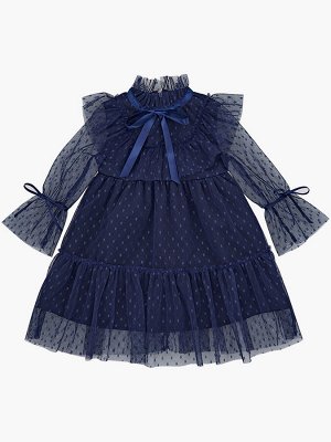 Платье (98-122см) UD 7360-3(2) синий-синий