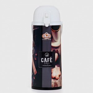 Кофейник-термос с помпой "Чашка зерен", 1.8 л, сохраняет тепло 4 ч, 36 х 29 см