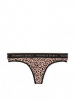 Logo Cotton Thong Panty