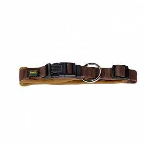 Hunter ошейник для собак Neoprene VP 45-50 см/M-L - 2,5 см, нейлон/неопрен, коричнево-карамельный