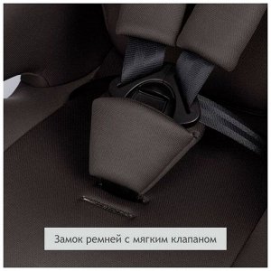 Детское автокресло "SIGER Стар ISOFIX" KRES3599 серо-бежевый,зебра 1-12 лет, 9-36 кг, группа 1/2/3