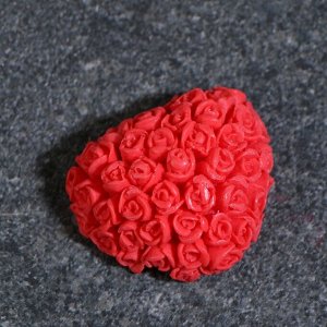 Фигурное мыло "Сердце в розах" 30гр
