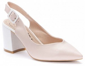 937111/10-01 св.розовый иск.кожа женские туфли открытые (В-Л 2023)