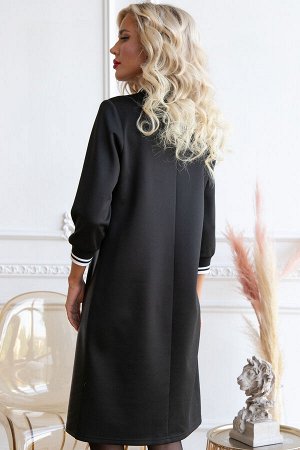 Платье "Феррари" (эко-кожа, черный)