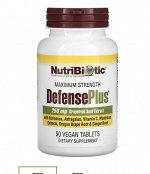 NutriBiotic, DefensePlus, Maximum Strength, 250 mg, 90 Vegan Tablets