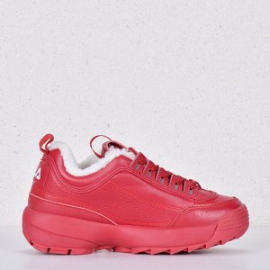 Кроссовки Fila Disruptor 2 Red с мехом арт w800-4