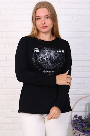 Футболка "Талисман", длинный рукав (чёрный)