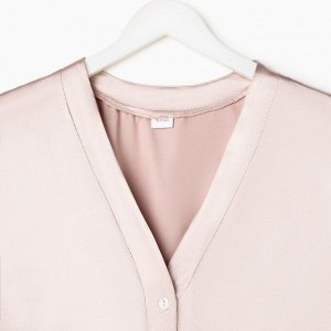 Пижама (сорочка, шорты) женская MINAKU: Light touch цвет бежевый