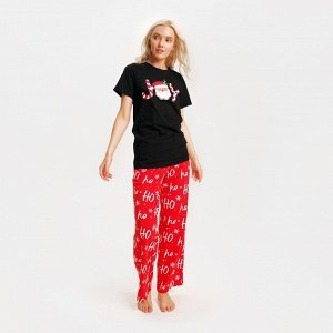 Пижама новогодняя женская (футболка и брюки) KAFTAN Joy, 40-42
