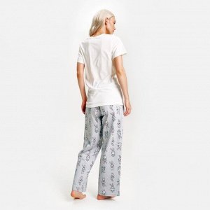 Пижама новогодняя женская (футболка и брюки) KAFTAN «Зайчик»