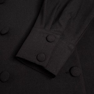 УЦЕНКА! Платье женское MINAKU: Classic цвет чёрный, размер 50 (без пояса)