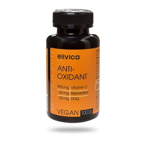 5326 Биологически активная добавка к пище «Антиоксидант (Antioxidant)», товарный знак «elivica» 200 мл - 100 капсул