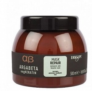 Dikson argabeta vegkeratin маска для ослабленных и химически обработанных волос 500мл мил