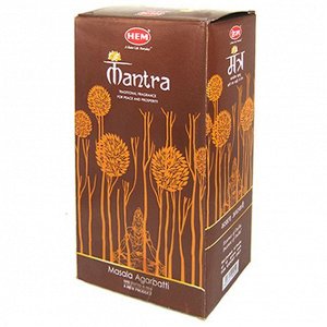 HEM масала 15 гр. Благовония Mantra МАНТРА блок 12 шт.