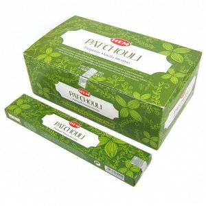 HEM масала 15 гр. благовония Patchouli Masala ПАЧУЛИ блок 12 шт.