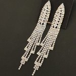 Серьги &quot;Dolce  Праздничные&quot;, цвет серебро, арт.201.252