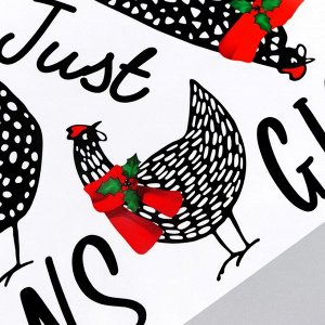 Наклейка пластик интерьерная "Модные курицы" набор 2 листа 30х60 см