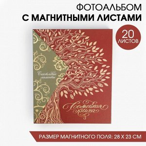 Фотоальбом подарочный 20 м.л «Семейная книга»