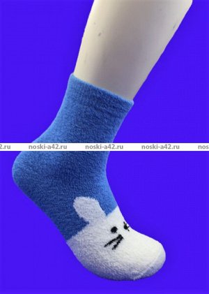 Подарочные носки женские "Символ года" травка махровые