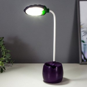 Лампа настольная 85293/1 LED 3Вт USB AKB фиолетовый 9х7х36 см