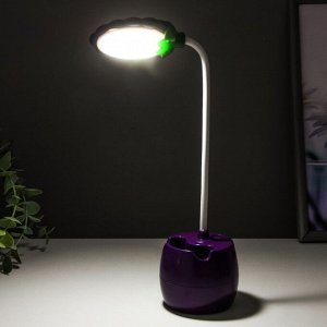 Лампа настольная 85293/1 LED 3Вт USB AKB фиолетовый 9х7х36 см