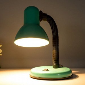 Лампа настольная Е27, с выкл. (220В) зеленая (203В) RISALUX