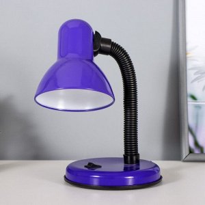 Лампа настольная Е27, с выкл. (220В) фиолетовая (203В)