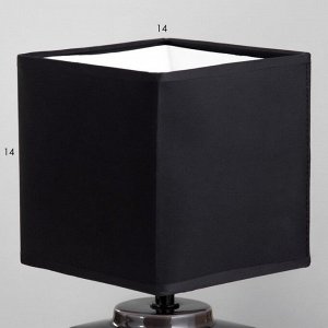 Настольная лампа Митчелл E14 40Вт черный 14х14х29 см RISALUX