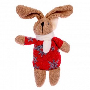 Мягкая игрушка «Кролик в шарфе», цвета МИКС