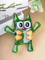 Брошь &quot;Веселый кот&quot;