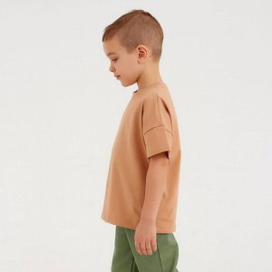 Футболка детская MINAKU:Basic line kids, песочная.