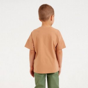 Футболка детская MINAKU:Basic line kids, песочная.