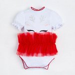 Боди с юбкой Крошка Я &quot;Олень&quot;, рост