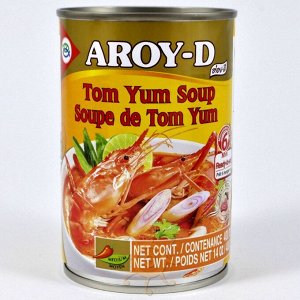 Суп "TOM YUM"  AROY-D 400г, ж\б