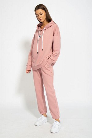 Костюм Костюм Kivviwear 41024103/03 пыльная роза 
Состав: ПЭ-24%; Хлопок-70%; Эластан-6%;
Сезон: Осень-Зима
Рост: 170

Костюм. Худи ОВЕРСАЙЗ с логотипом, свободного кроя. Брюки классические, средней 