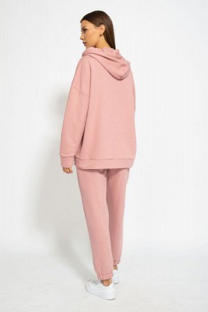 Костюм Костюм Kivviwear 41024103/03 пыльная роза 
Состав: ПЭ-24%; Хлопок-70%; Эластан-6%;
Сезон: Осень-Зима
Рост: 170

Костюм. Худи ОВЕРСАЙЗ с логотипом, свободного кроя. Брюки классические, средней 