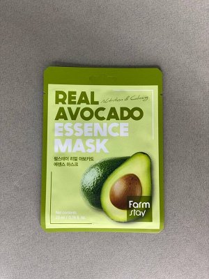 Farm Stay Real Avocado Essence Mask Тканевая маска для лица с экстрактом авокадо