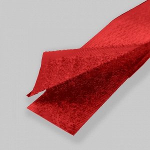 Липучка, 20 мм x 25 см, цвет красный