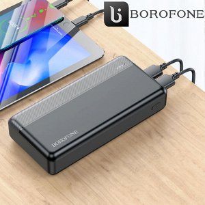 Внешний аккумулятор Power Bank Borofone Dual Output / 20000 mAh, 2 USB-A