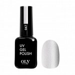 Olystyle ГЕЛЬ ЛАК для ногтей 047 искрящийся белый иней