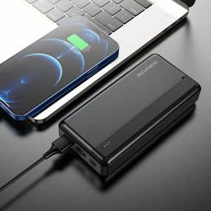 Внешний аккумулятор Power Bank Borofone Dual Output / 20000 mAh, 2 USB-A