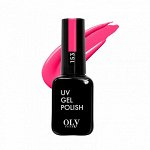 .Olystyle  ГЕЛЬ ЛАК  для ногтей 153 розовое безумие new