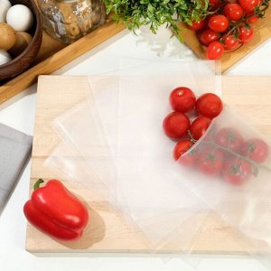 Набор пакетов для вакууматора, рифленые, 50 шт., 17x25 см