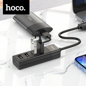 USB Хаб 4 В 1 Hoco "Easy Mix" / USB3.0+USB2.0 x 3 шт.