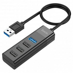 USB Хаб 4 В 1 Hoco "Easy Mix" / USB3.0+USB2.0 x 3 шт.